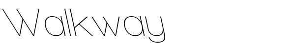 Walkway font preview